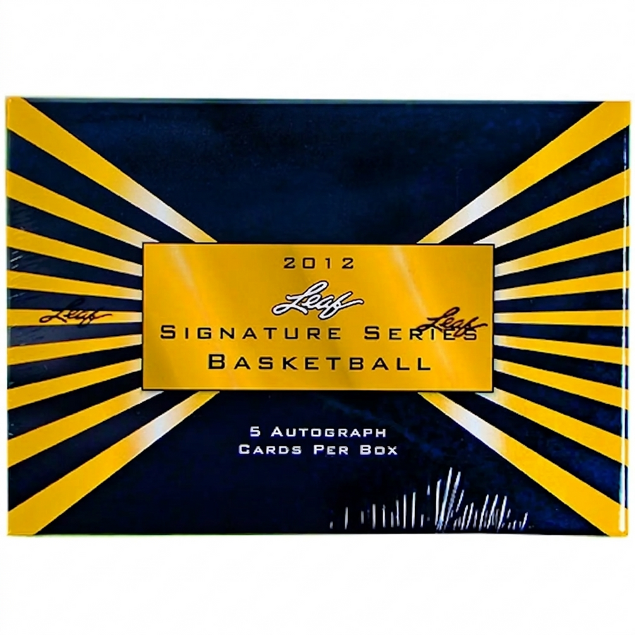2012 Leaf Signature Series Basketball Hobby Box (Ships Sealed Only) | P5177647