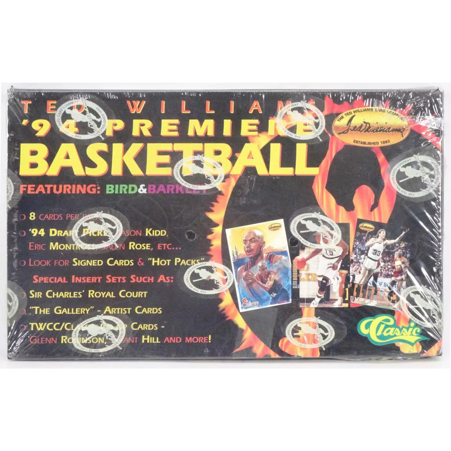 1994-95 Ted Williams Basketball Hobby Box | P5177658