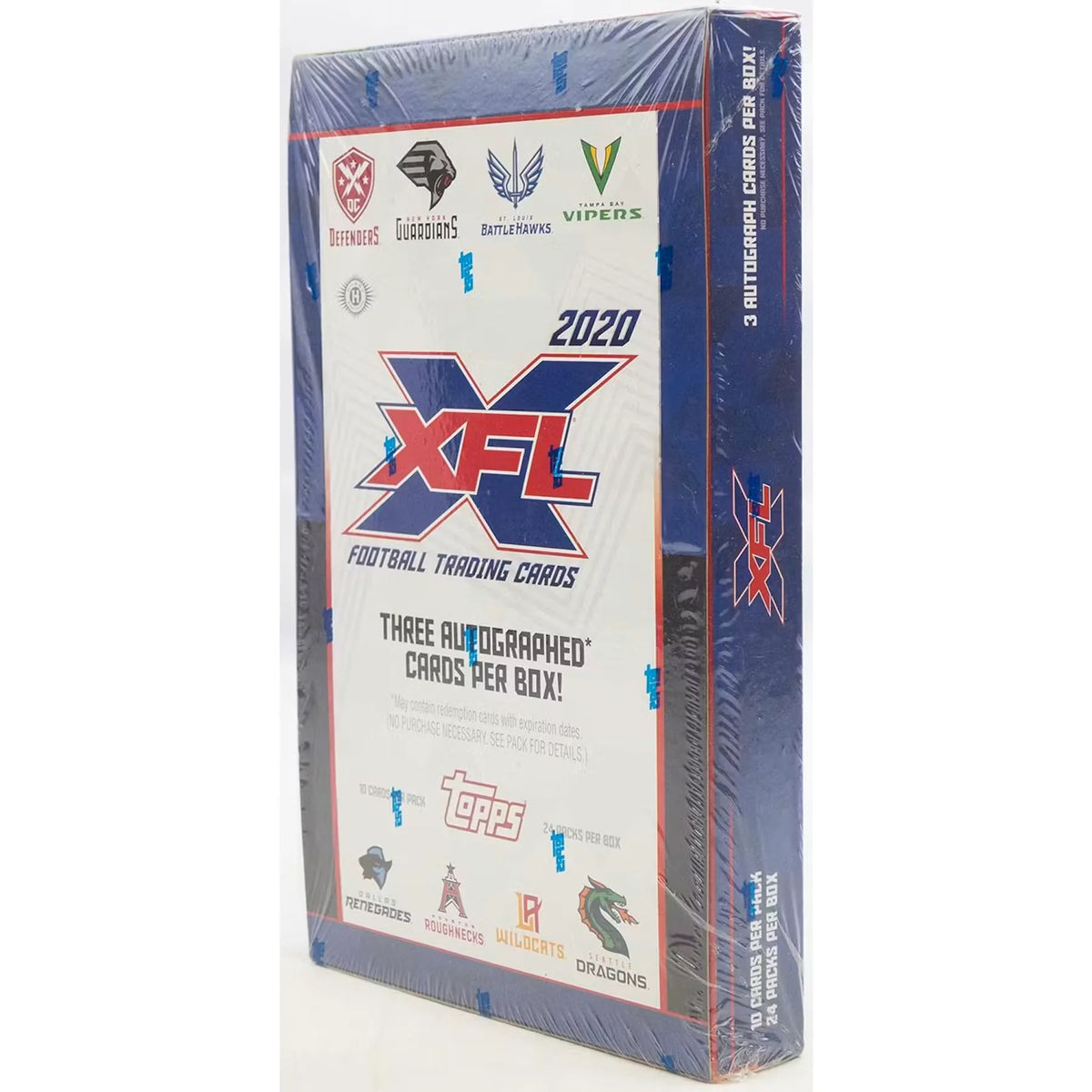 2020 Topps XFL Football Hobby Box (Ships Sealed Only) - D | P5177739