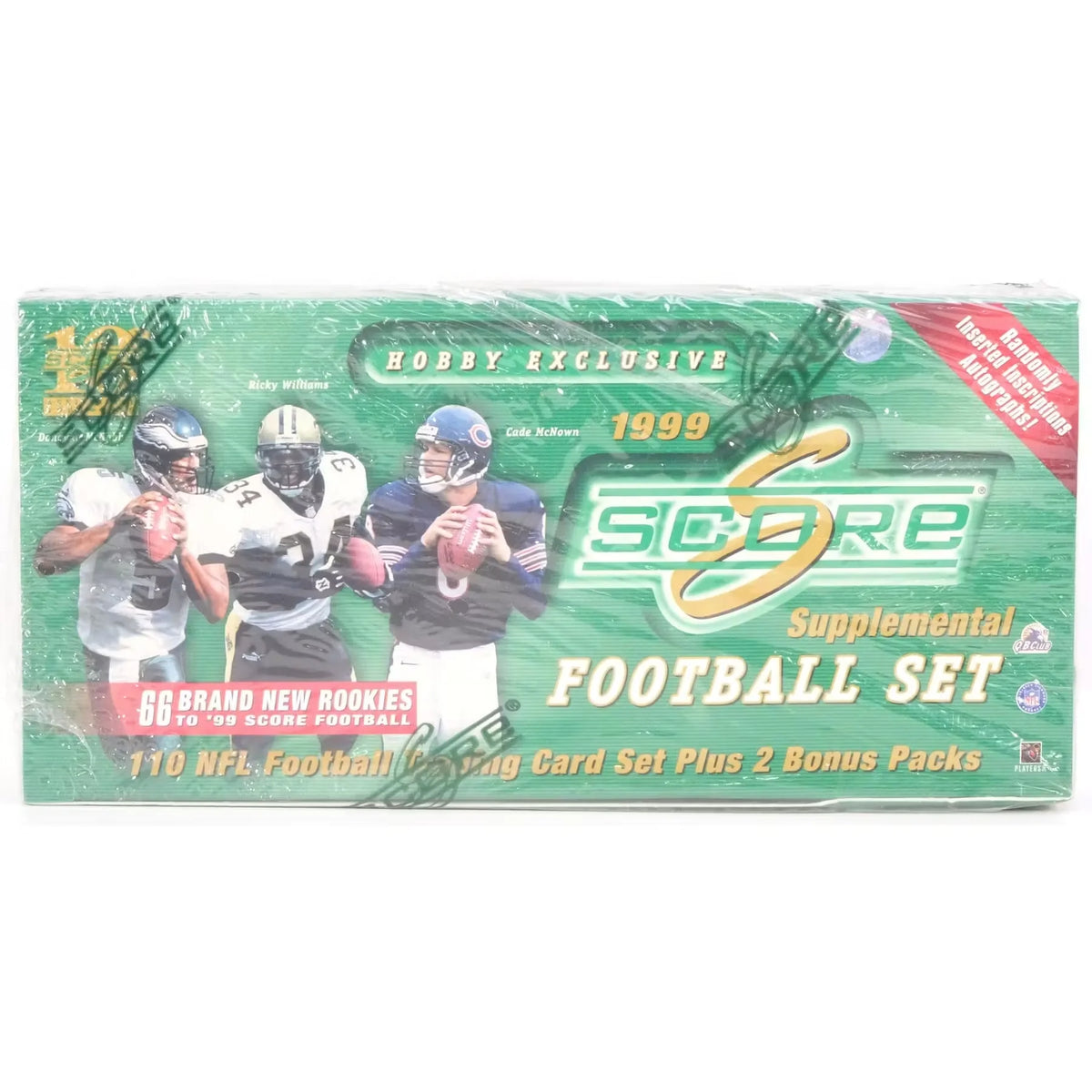 1999 Score Supplemental Football Factory Set Box | 110 Cards | P5177757