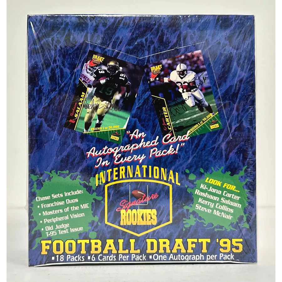 1995 Signature Rookies International Draft Football Hobby Box | P5177772