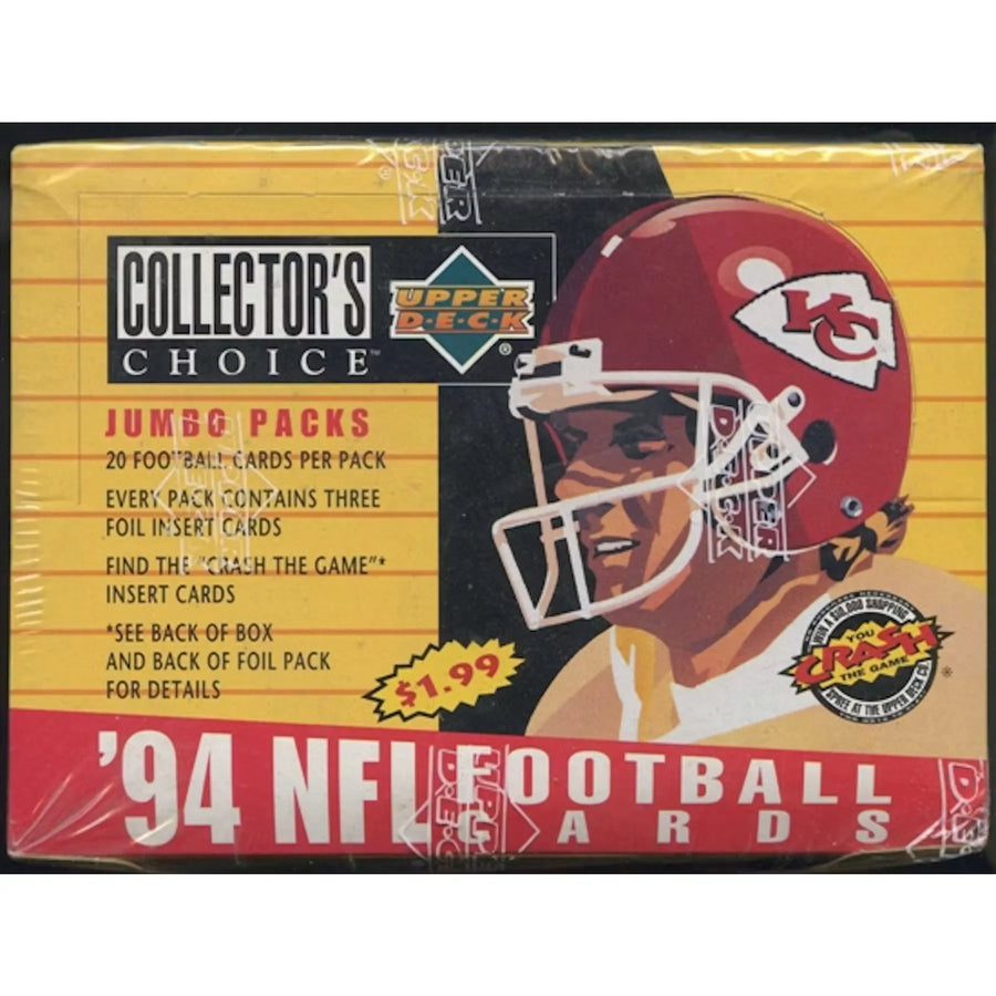 1994 Upper Deck Collector's Choice Football Jumbo Box (Ships Sealed Only) | P5177775