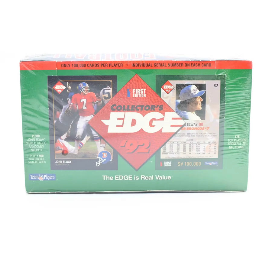 1992 Collector's Edge Football Wax Box | P5177779