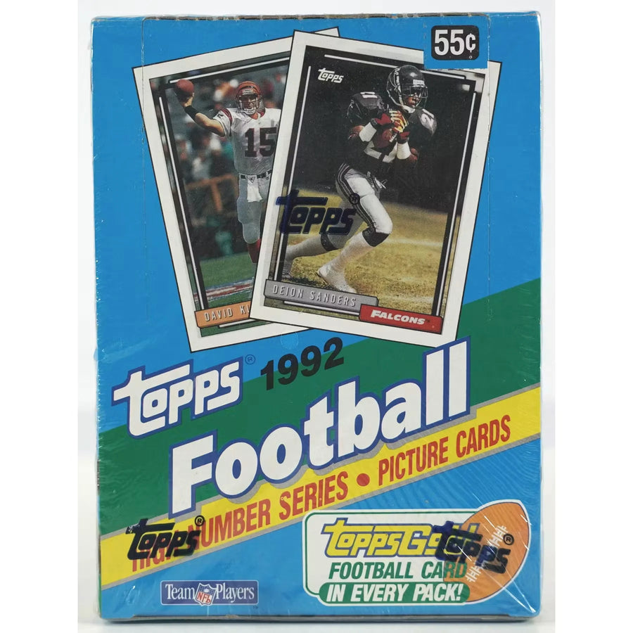 1992 Topps High Number Football Wax Hobby Box (Ships Sealed Only) | P5177783