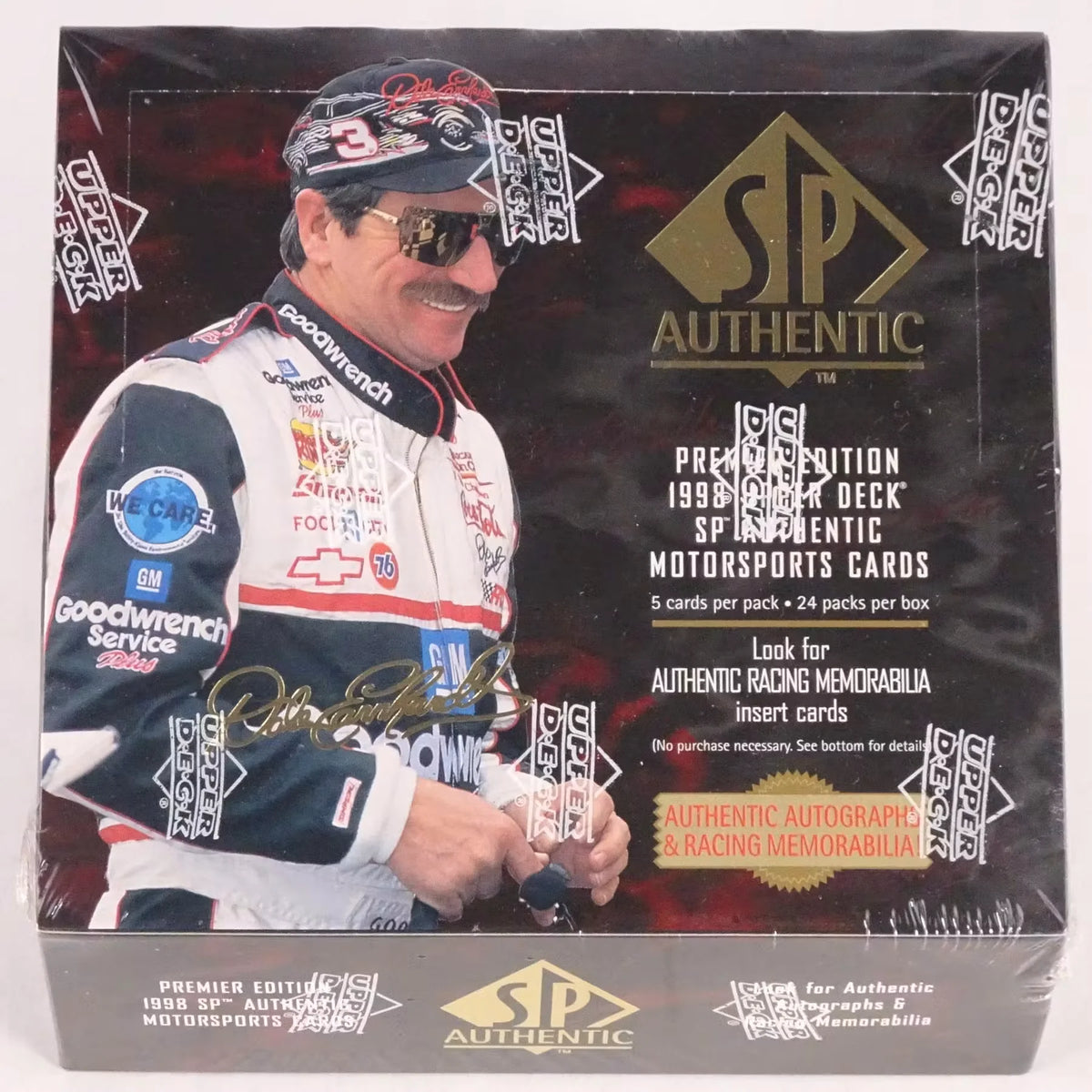 1998 Upper Deck SP Authentic Racing Hobby Box (Ships Sealed Only) | P5177994