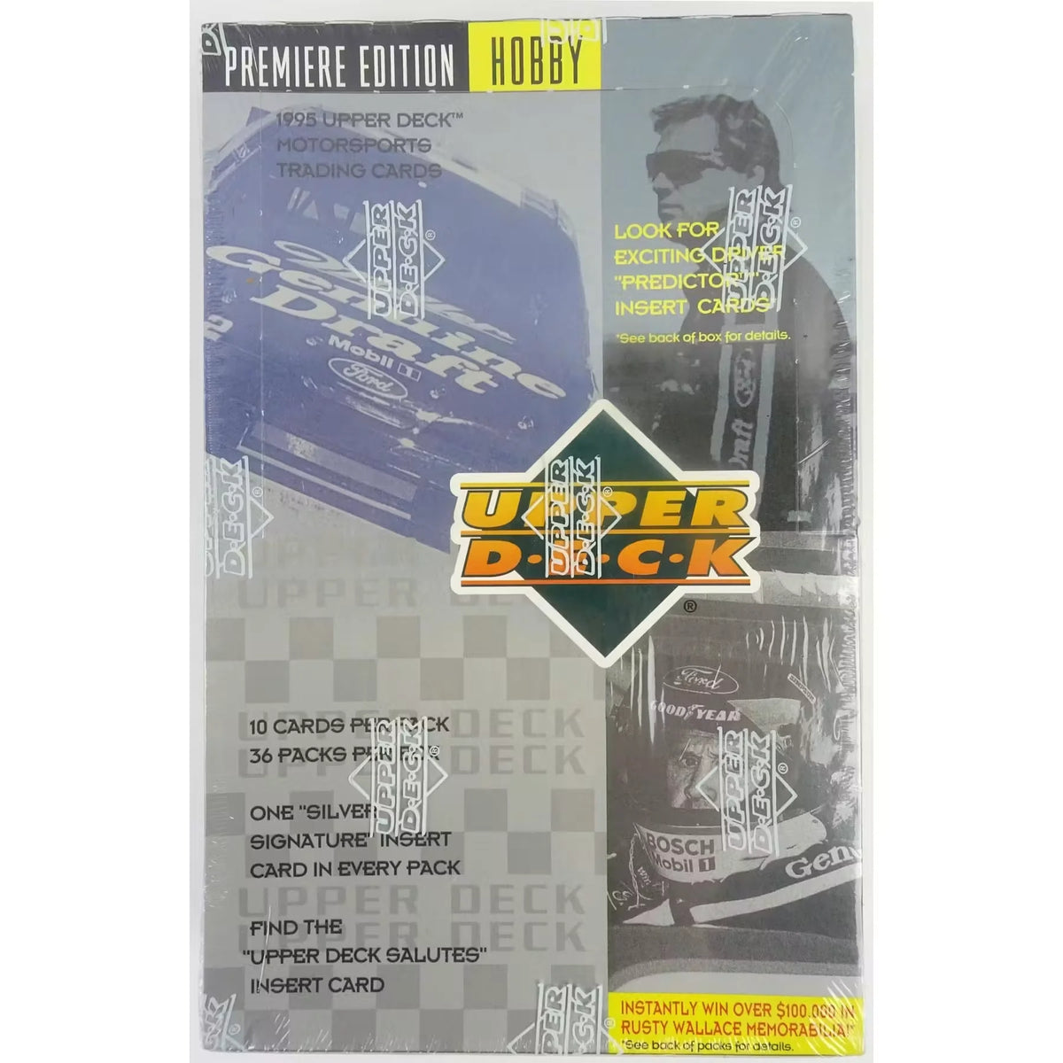 1995 Upper Deck Motor Sports Racing Series 1 Hobby Box (Ships Sealed Only) | P5178004