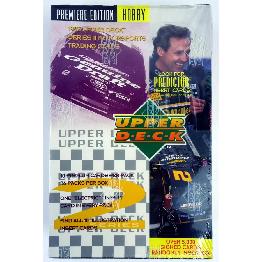 1995 Upper Deck Motor Sports Racing Series 2 Hobby Box (Ships Sealed Only) | P5178005