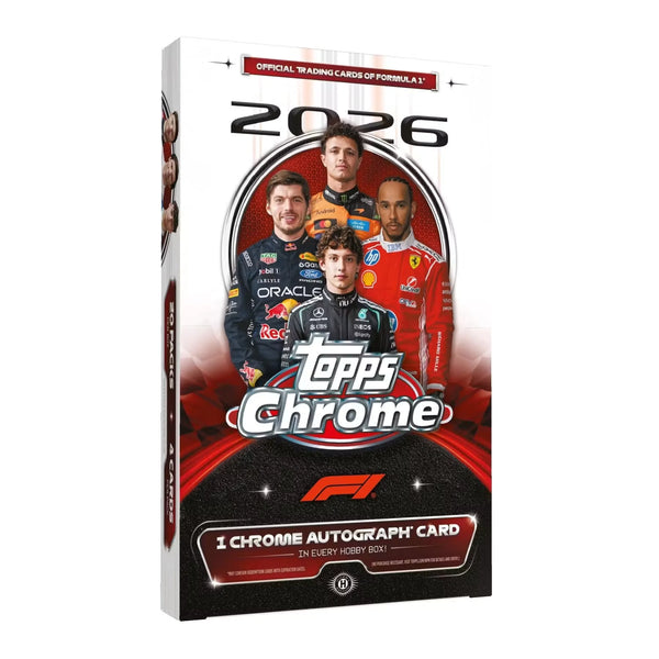 2026 Topps Chrome Formula 1 Hobby Box | Presell (Ships Sealed Only) | P5178238