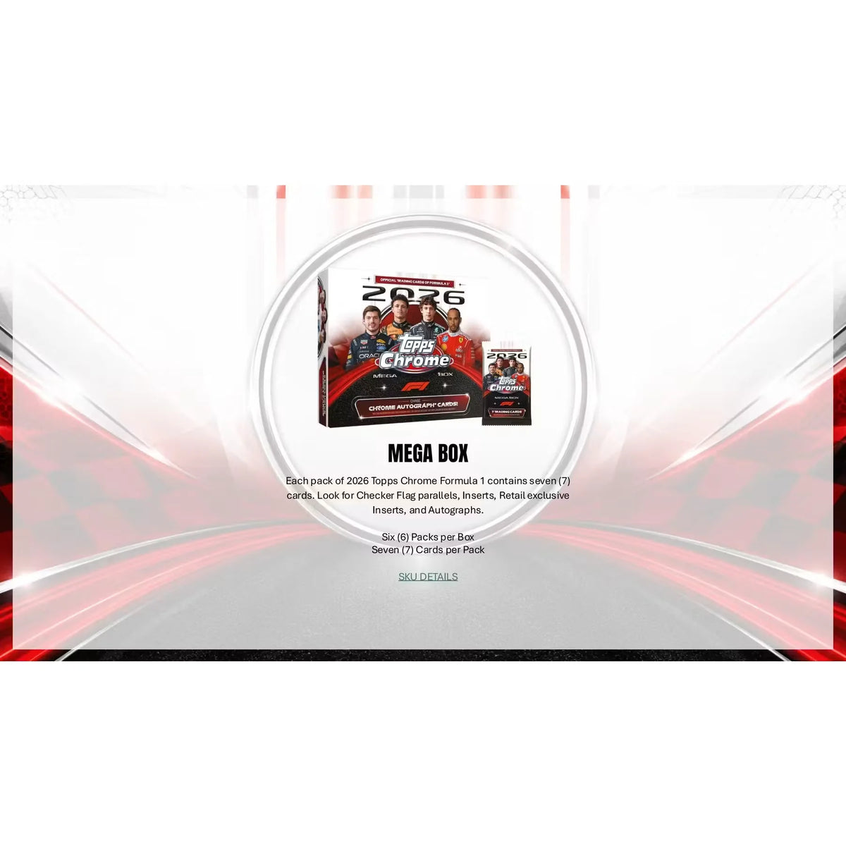 2026 Topps Chrome Formula 1 Hobby Box | Presell (Ships Sealed Only) | P5178238