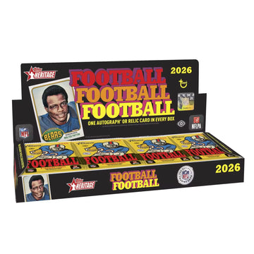 2026 Topps Heritage Football Hobby Box | Presell (Ships Sealed Only) | P5178263