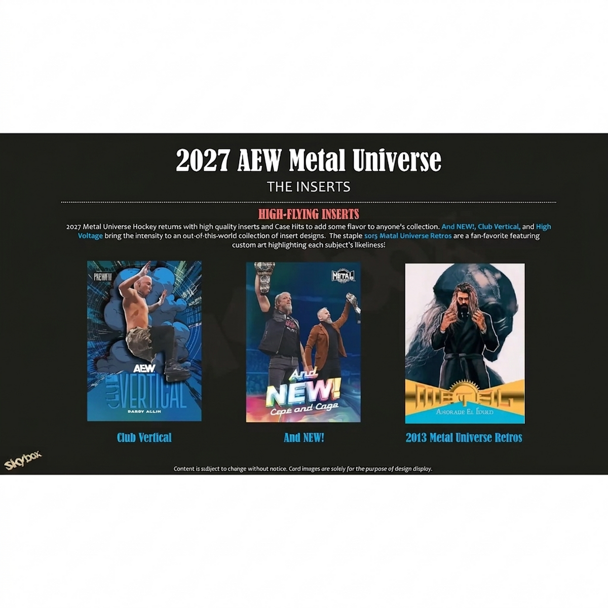 2027 Upper Deck AEW Skybox Metal Universe Wrestling Blaster Box | Presell | P5178301