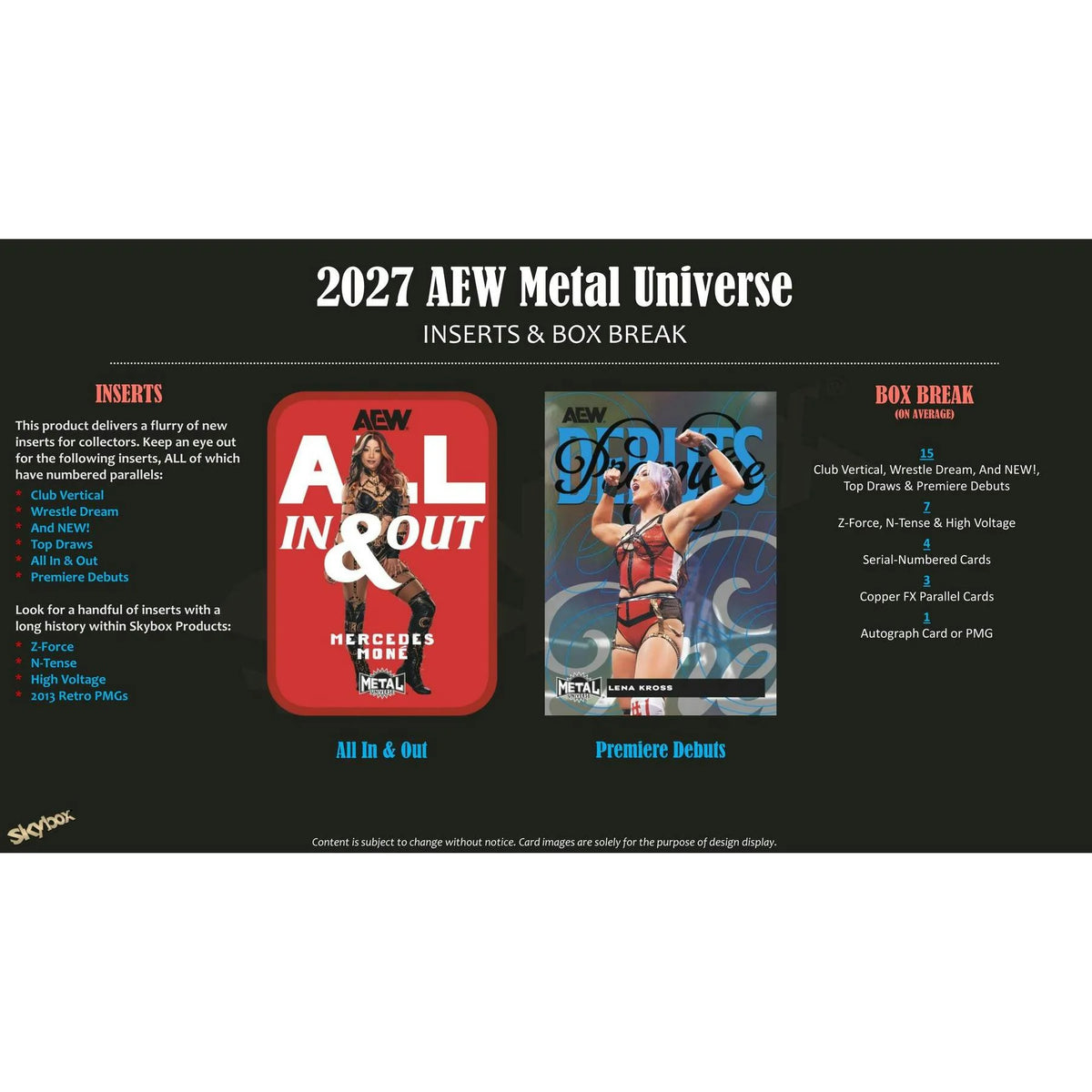 2027 Upper Deck AEW Skybox Metal Universe Wrestling Hobby Box | Presell | P5178303
