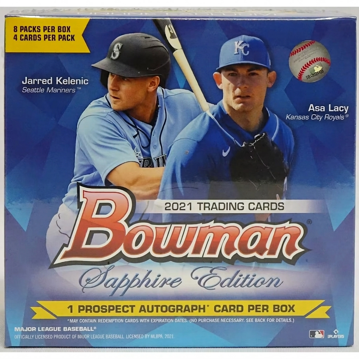 2021 Bowman Baseball Sapphire Edition Hobby Box (Ships Sealed Only) - D2 | P5178466