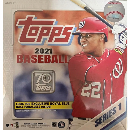 2021 Topps Series 1 Baseball Mega Box | Royal Blue Parallels | P5178506