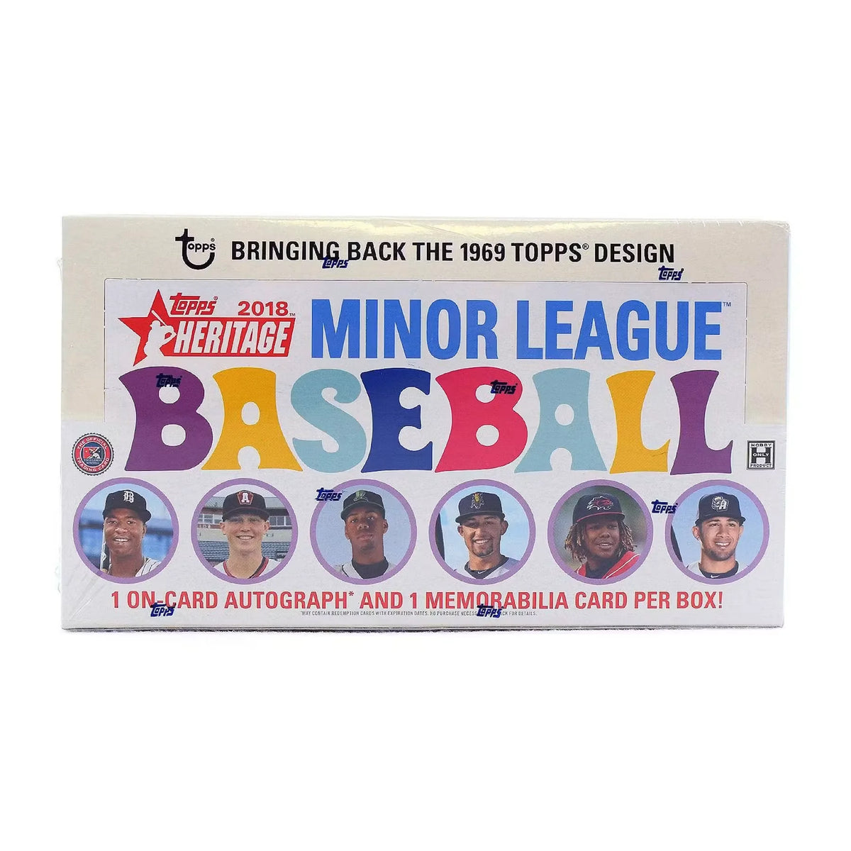 2018 Topps Heritage Minor League Baseball Hobby Box (Ships Sealed Only) - D | P5178559