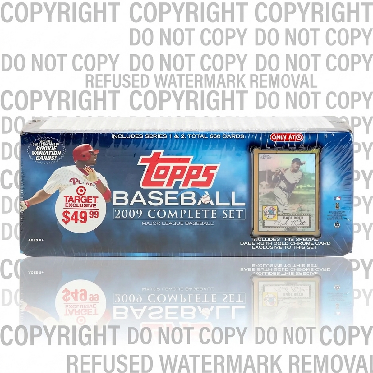2009 Topps Baseball Factory Set Retail Box | Babe Ruth Gold Chrome Edition | P5178589