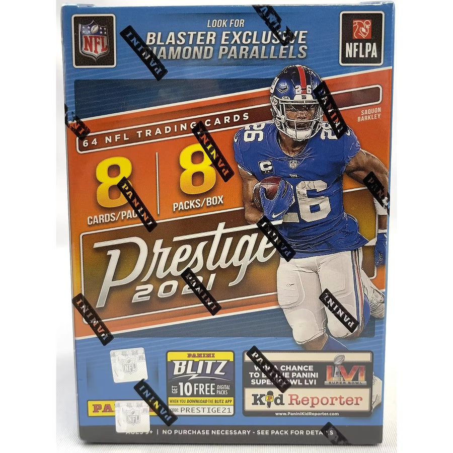 2021 Panini Prestige Football Blaster Box | Diamond Parallels | P5178823