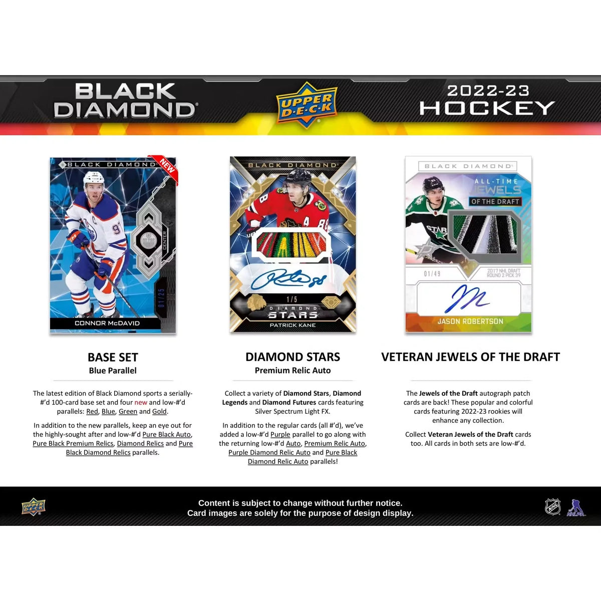 2022-23 Upper Deck Black Diamond Hockey CDD Exclusive Hobby Box | P5178875