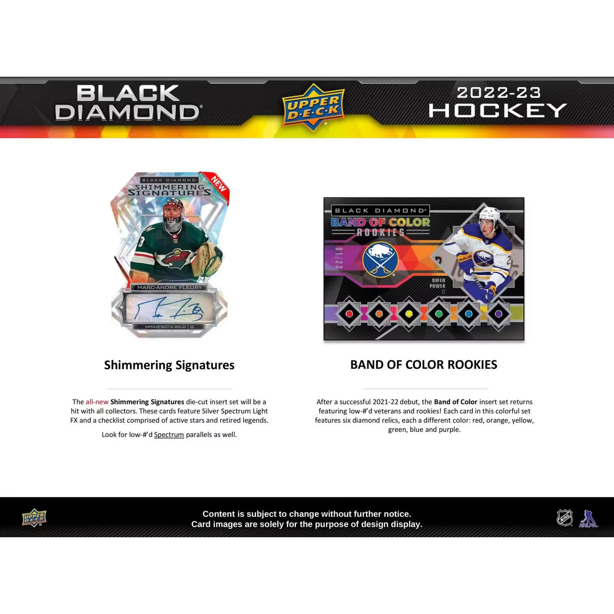2022-23 Upper Deck Black Diamond Hockey CDD Exclusive Hobby Box | P5178875