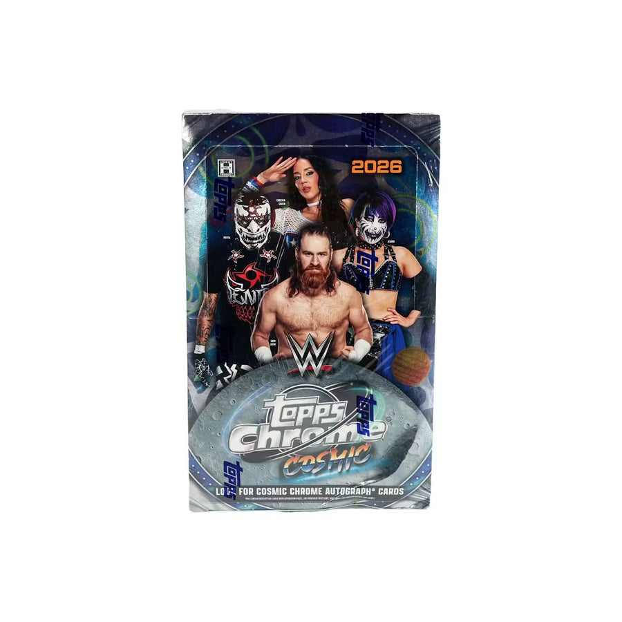 2026 Topps Cosmic Chrome WWE Wrestling Hobby Box | Slightly Damaged | P5179293