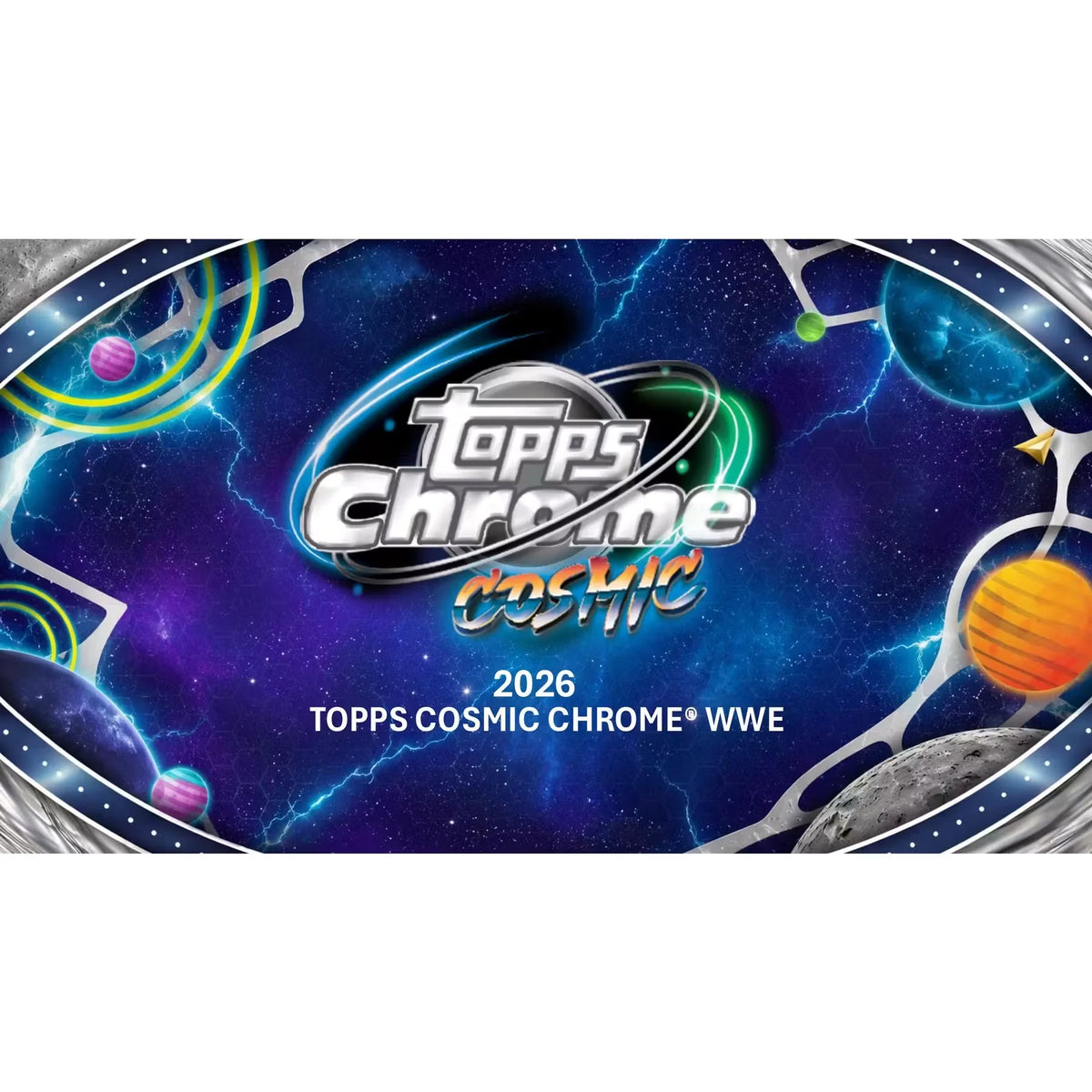 2026 Topps Cosmic Chrome WWE Wrestling Hobby Box | Slightly Damaged | P5179293