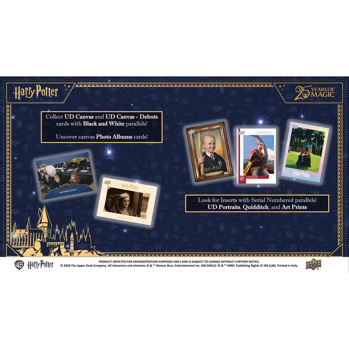 2026 Upper Deck Harry Potter Sorcerer's Stone 25th Anniversary Hobby Box | P5181646