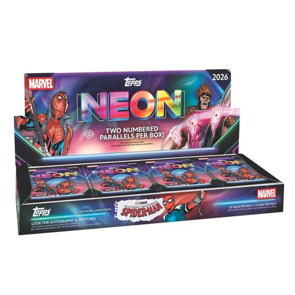 2026 Topps Marvel Neon Hobby Box | Pre-Order (Ships Sealed Only) | P5181648