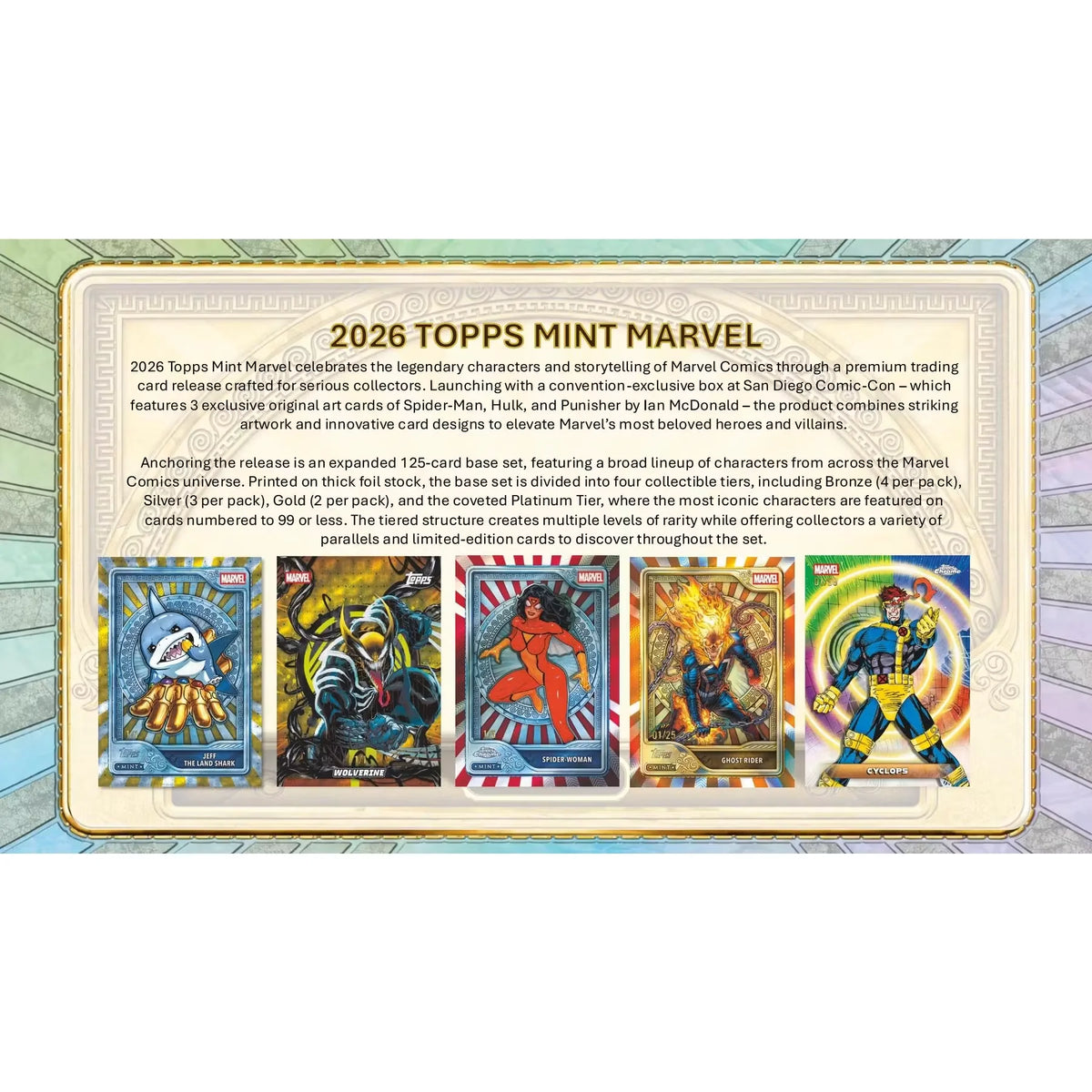 2026 Topps Marvel Mint Hobby Box | Slightly Damaged (Ships Sealed Only) | P5181858