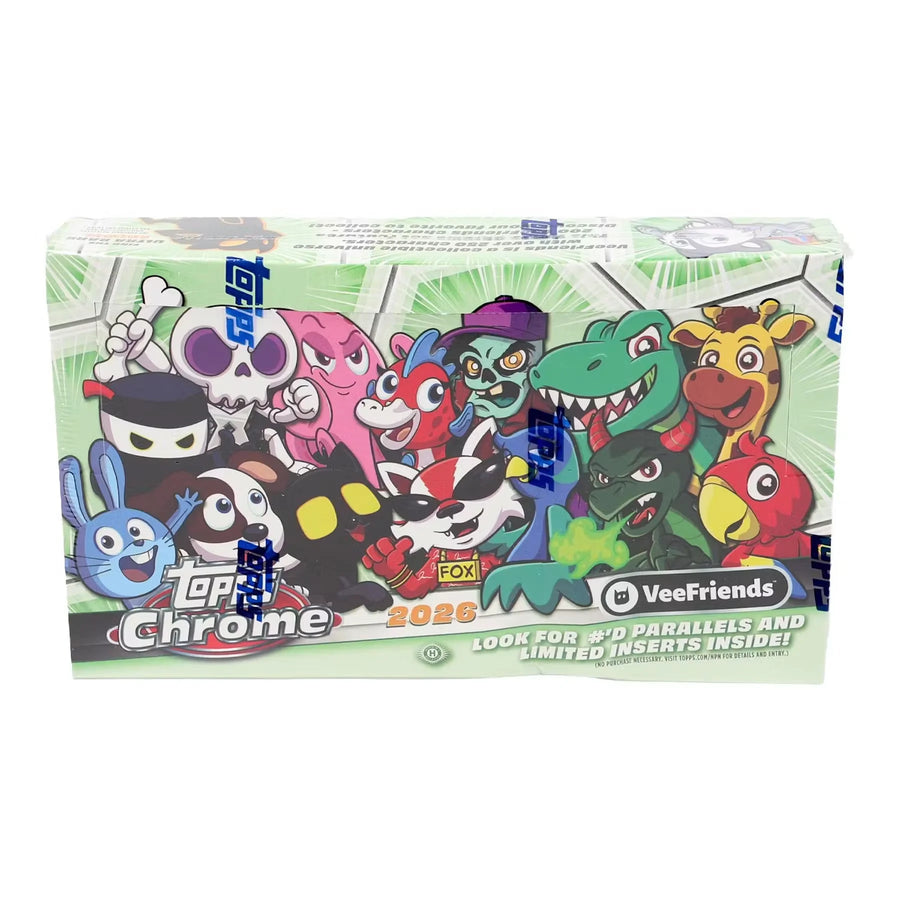 2026 Topps VeeFriends Chrome Hobby Box | Slightly Damaged (Ships Sealed Only) | P5181954