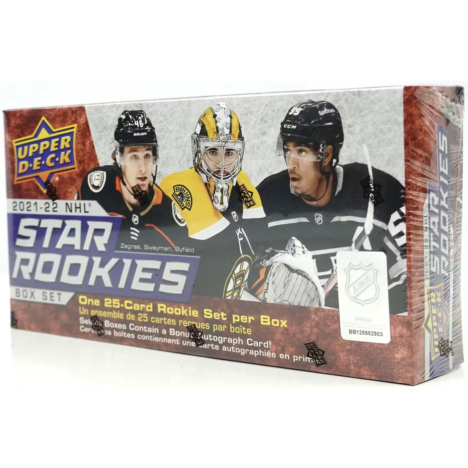2021-22 Upper Deck NHL Rookie Box Set Hockey Hobby Box 25-Card (Ships Sealed Only)