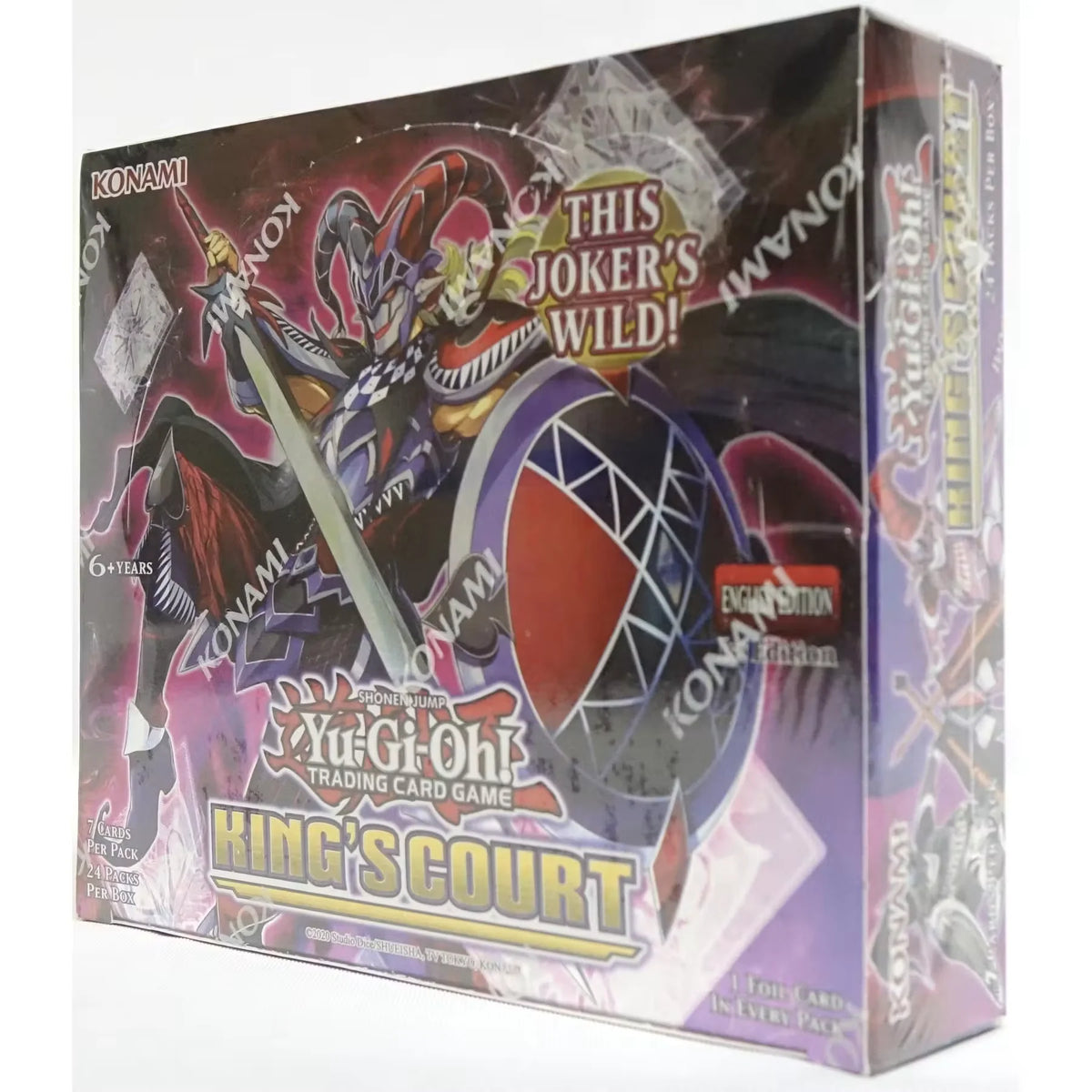 Yu-Gi-Oh King's Court 1st Edition Booster Box | Sealed (Ships Sealed Only) | P5293433