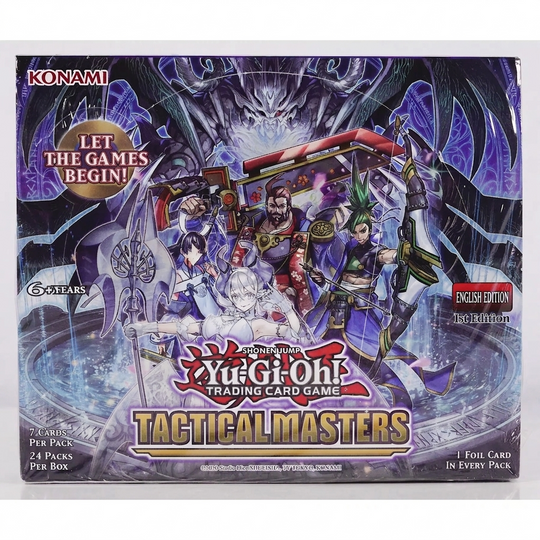 Yu-Gi-Oh Tactical Masters 1st Edition Booster Box | Sealed (Ships Sealed Only) | P5293449