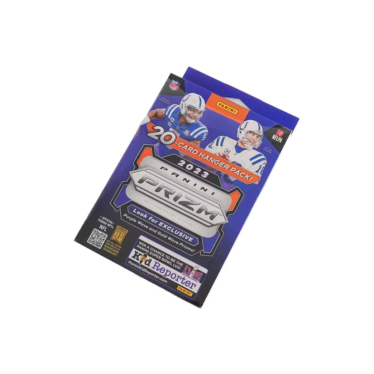 2023 Panini Prizm Football Hanger Box | Purple & Gold Wave (Ships Sealed Only) | P5293907