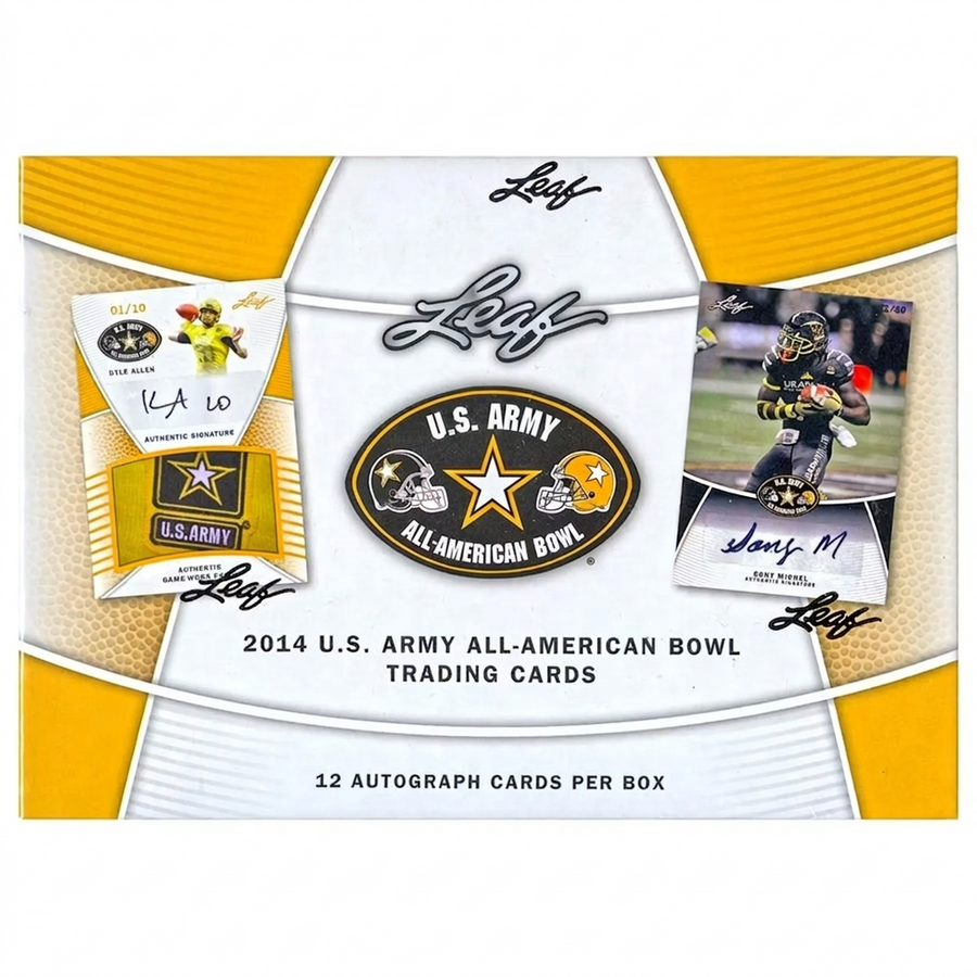 2014 Leaf U.S. Army All-American Bowl Football Hobby Box (Ships Sealed Only) | P5293955