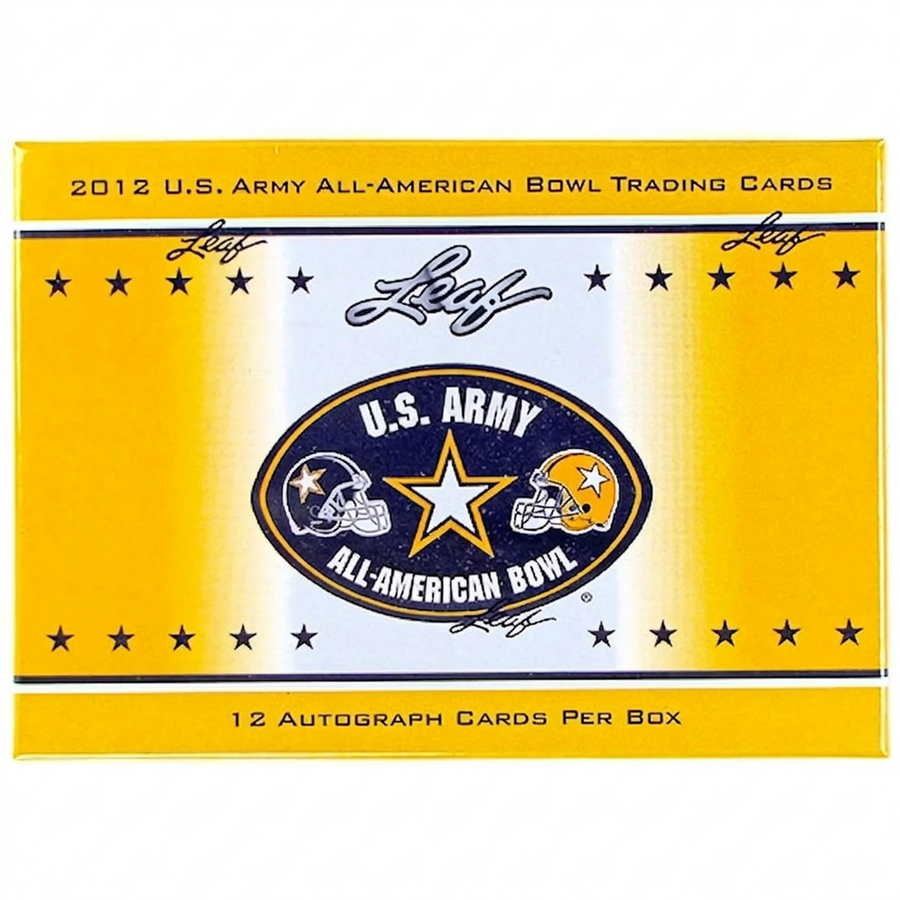 2012 Leaf U.S. Army All-American Bowl Football Hobby Box (Ships Sealed Only) | P5293956