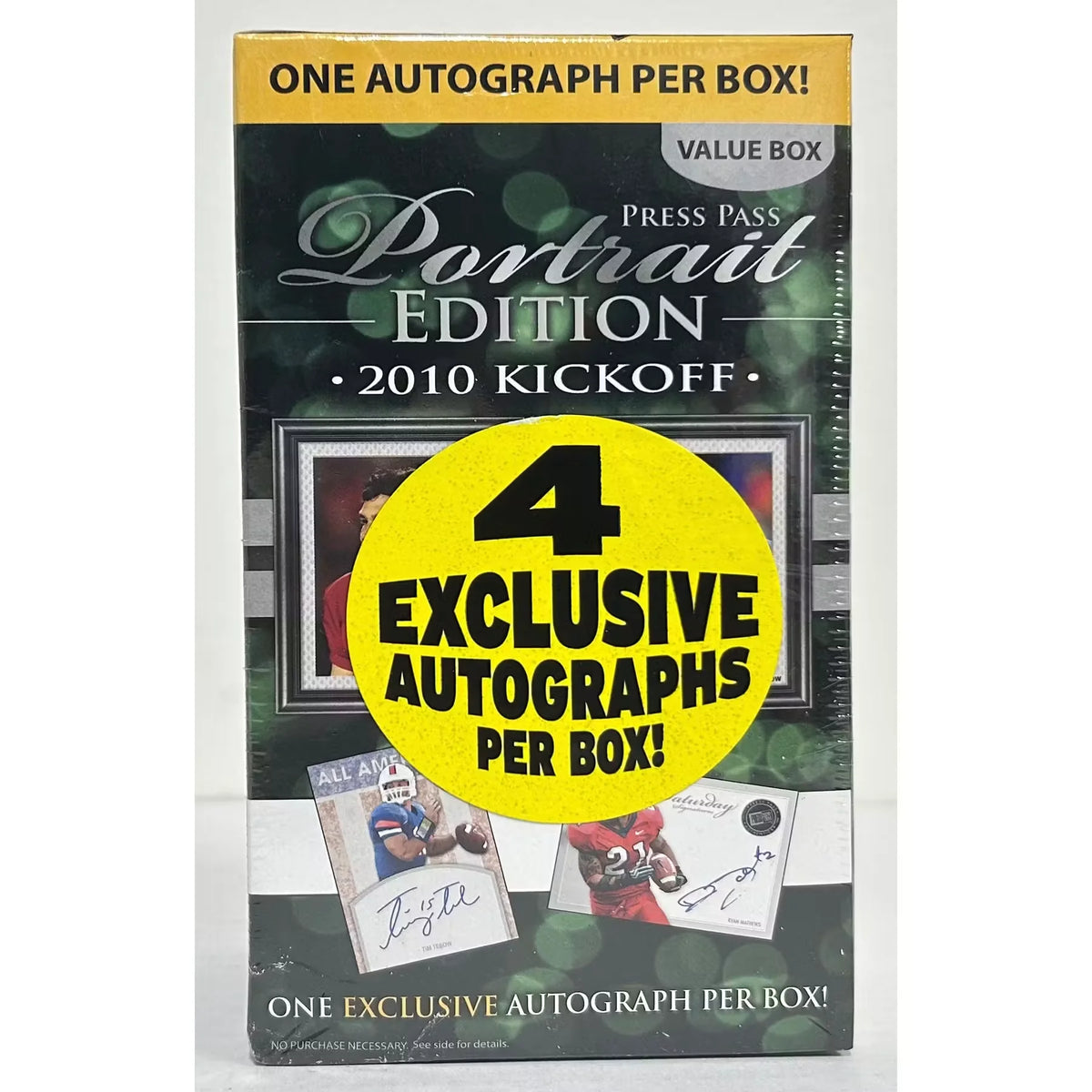 2010 Press Pass Football Portrait Edition Blaster Box | P5293958