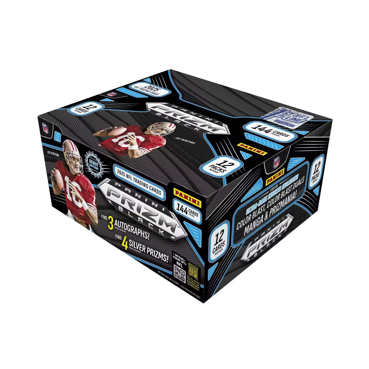 2025 Panini Prizm Black Football FOTL Hobby Box | First Off The Line | P5298232