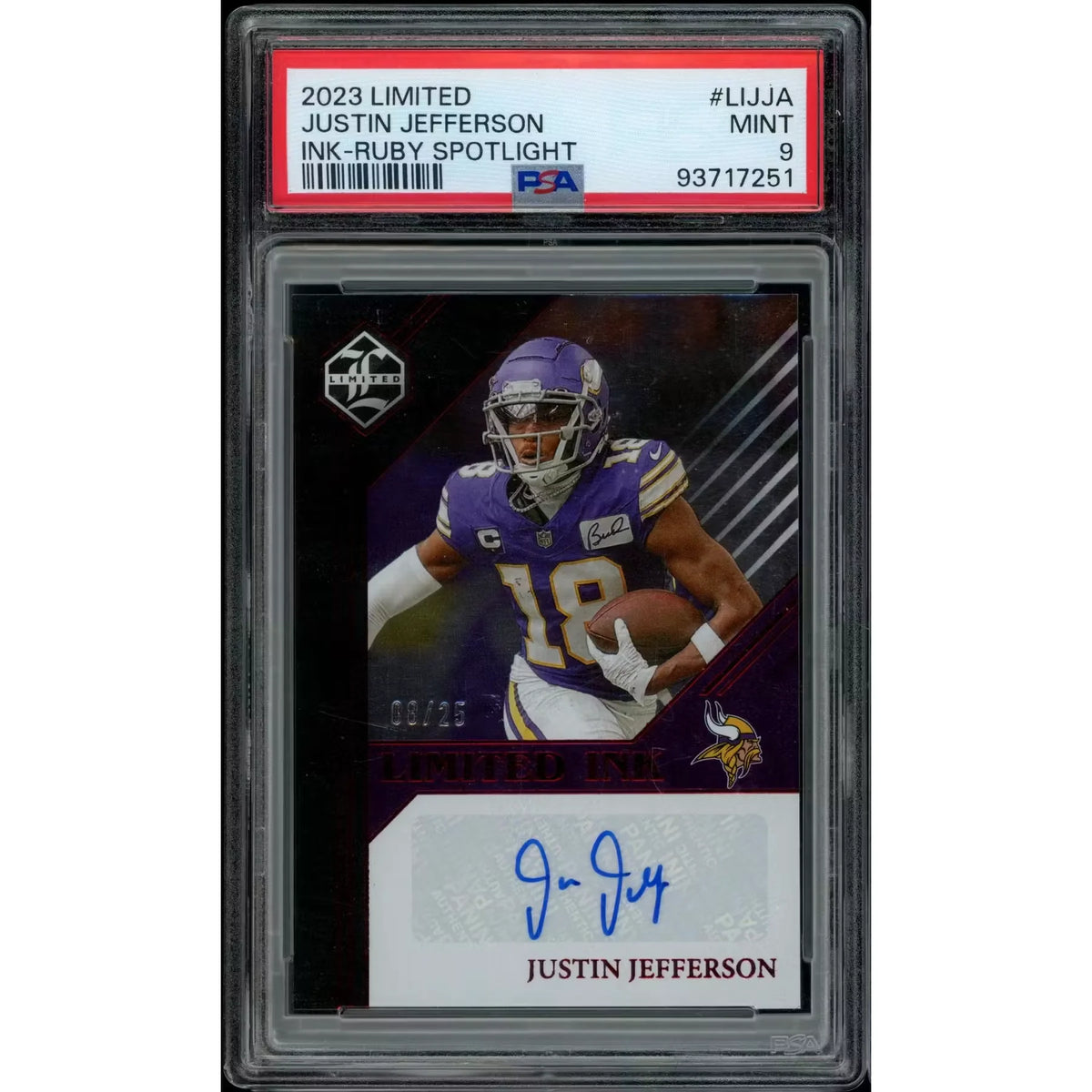 2026 Hit Parade Football Graded Card Limited Series 9 Hobby Box | P5355036