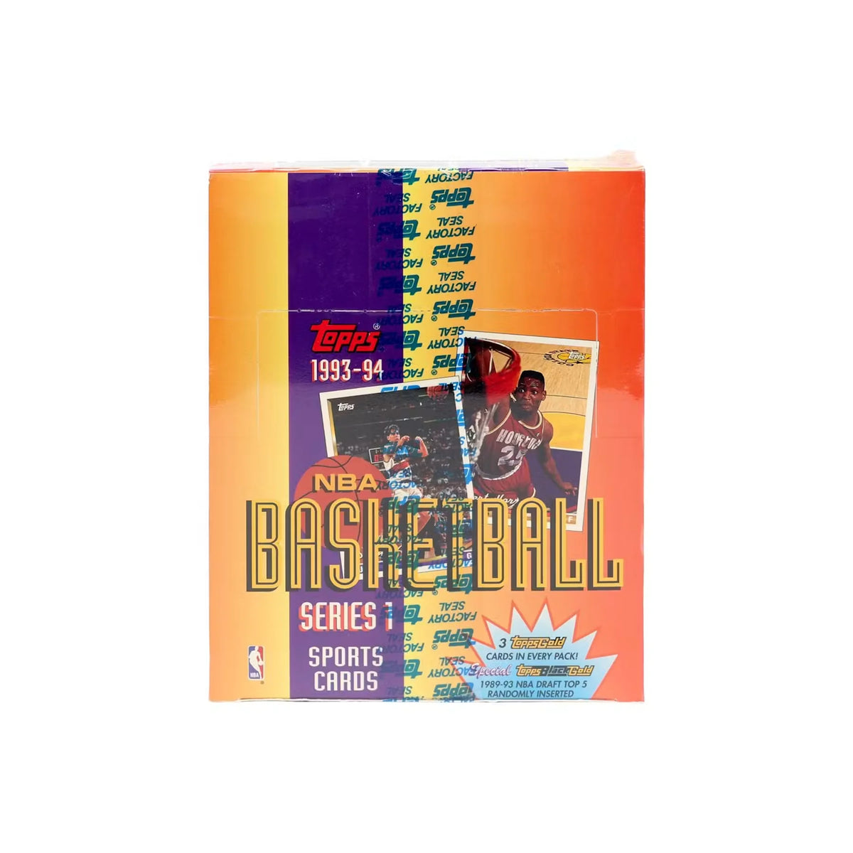 1993-94 Topps Series 1 Basketball Rack Box (Ships Sealed Only) | P5356992