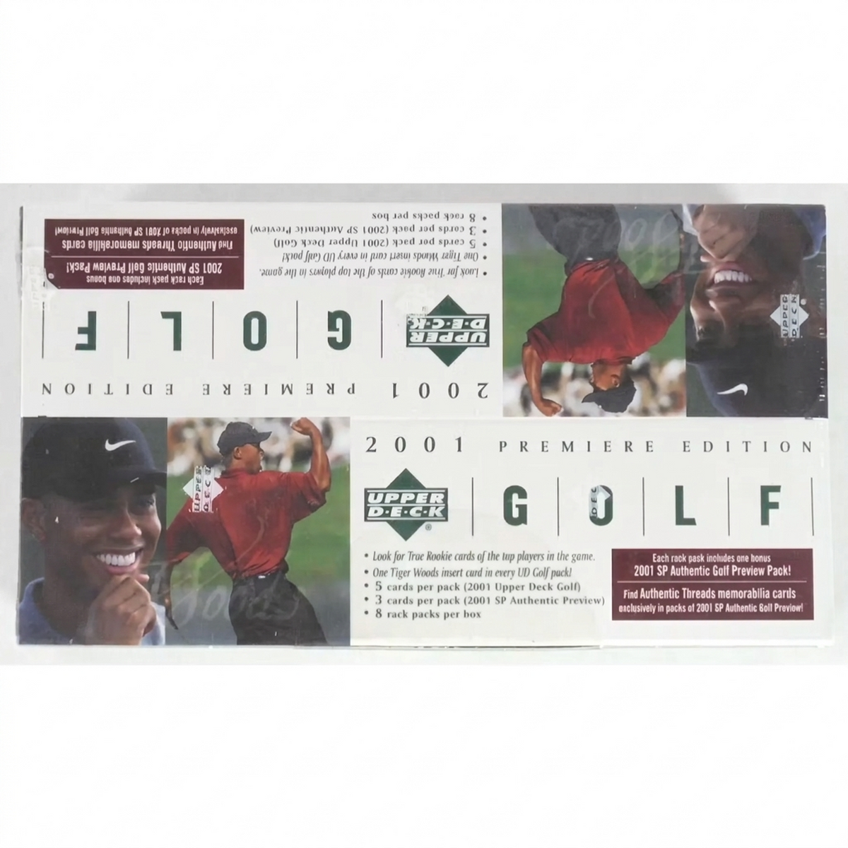2001 Upper Deck Golf Rack Box (Ships Sealed Only) - D | P5406848
