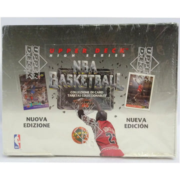 1992-93 Upper Deck Italian High # Basketball Hobby Box (Ships Sealed Only) | P5418076