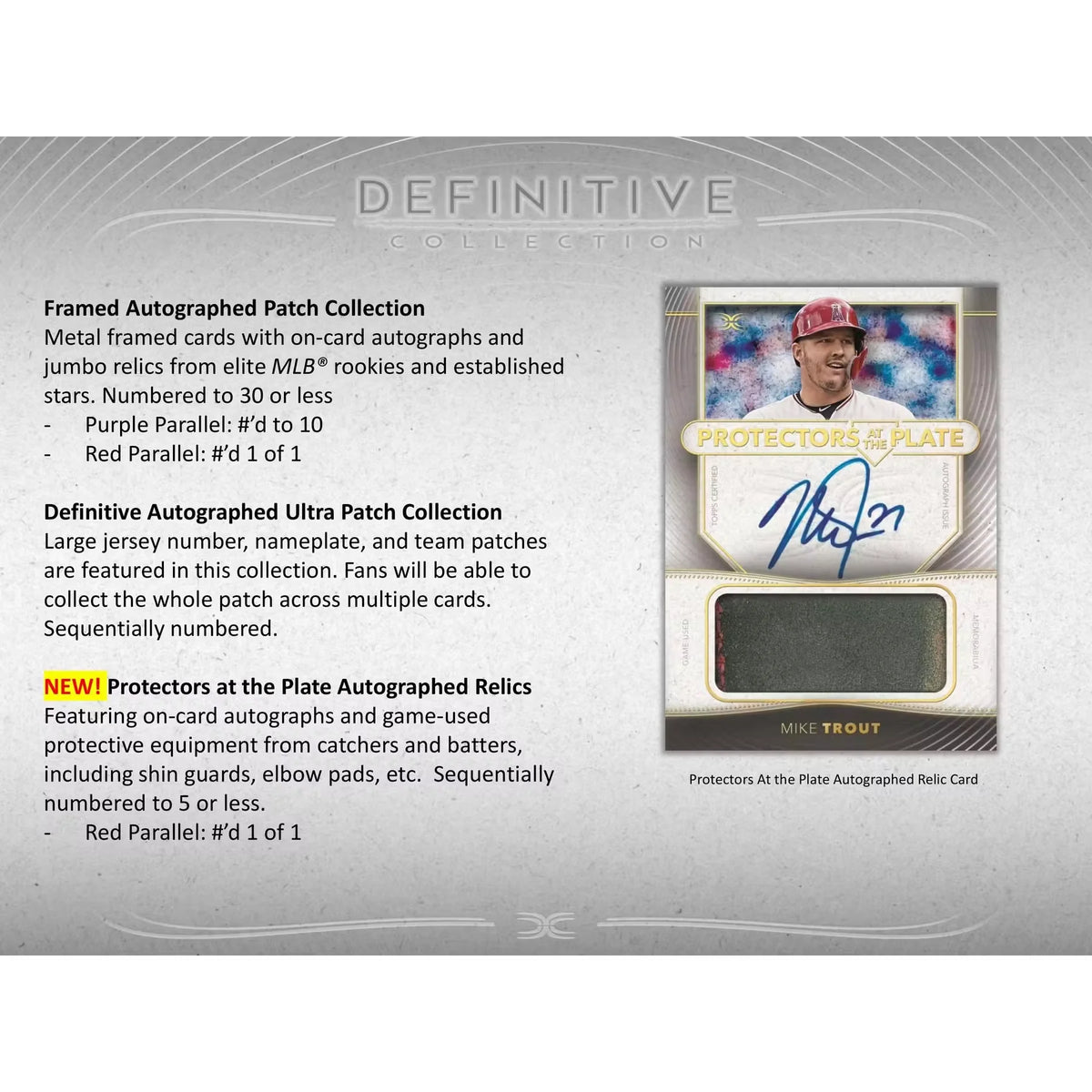 2021 Topps Definitive Collection Baseball Hobby Box (Ships Sealed Only) | P5418921