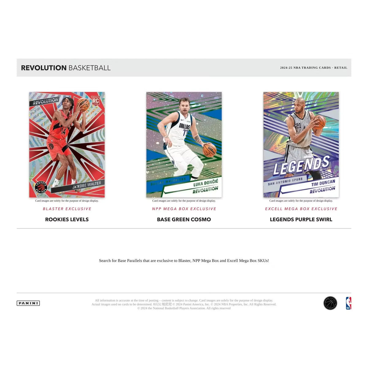 2024-25 Panini Revolution Basketball Mega Box | Cosmo & Storm Parallels | P5419097
