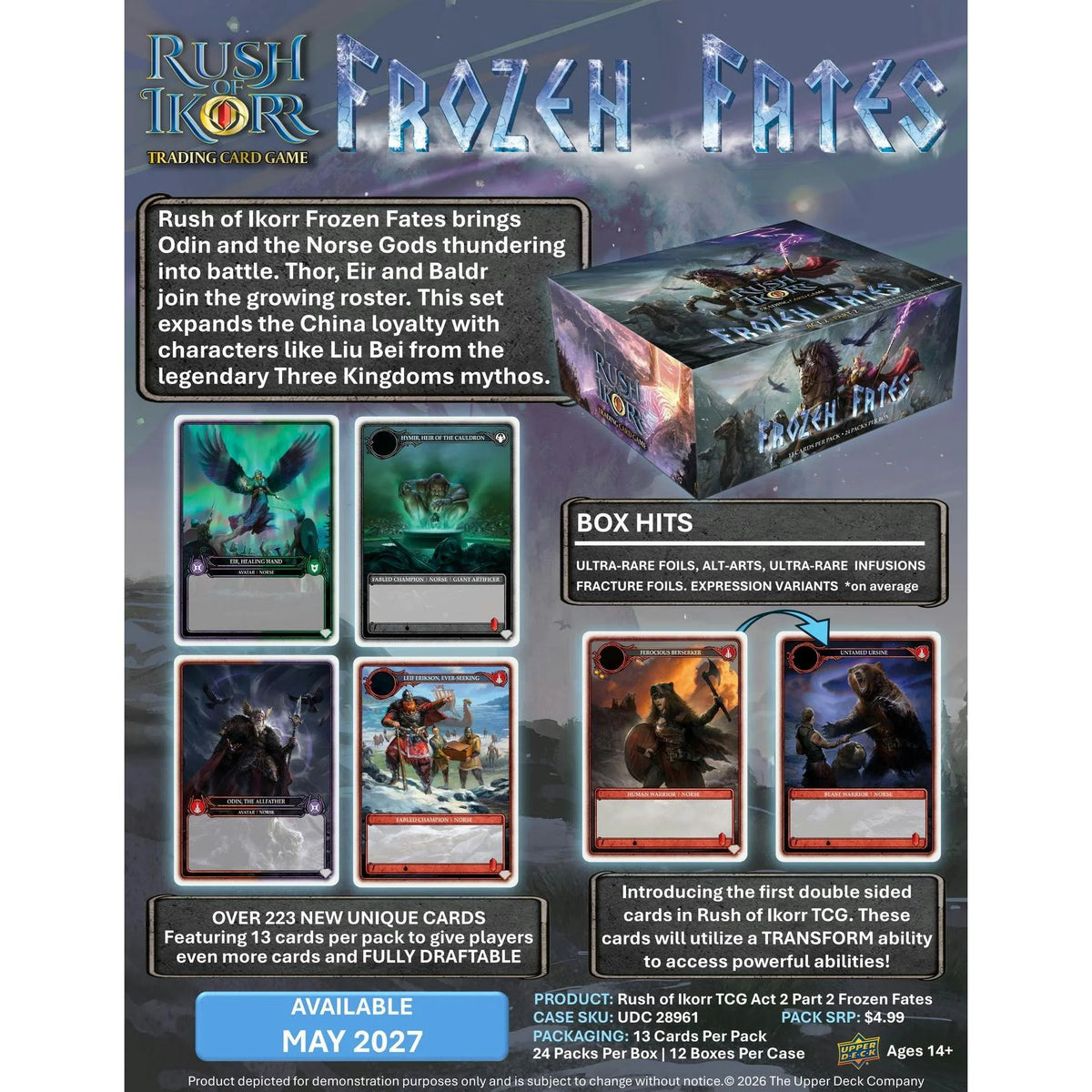 Rush of Ikorr TCG Act 2 Part 2 Frozen Fates Booster Box | Presell | P5539994