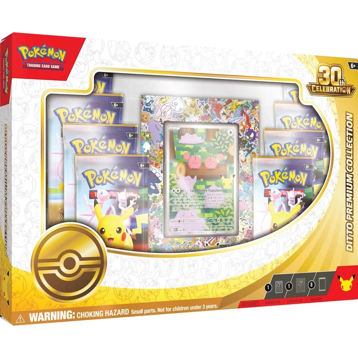 Pokemon 30th Celebration Ditto Premium Collection Box | Sealed | P5540013