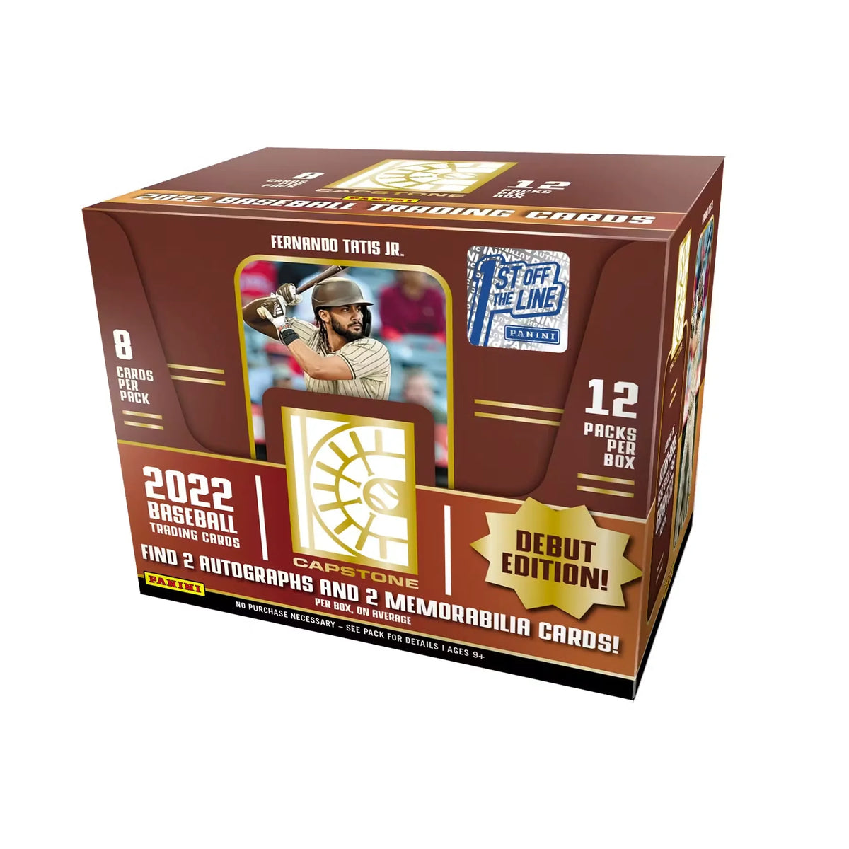 2022 Panini Capstone Baseball 1st Off The Line Hobby Box (Ships Sealed Only) | P5595270
