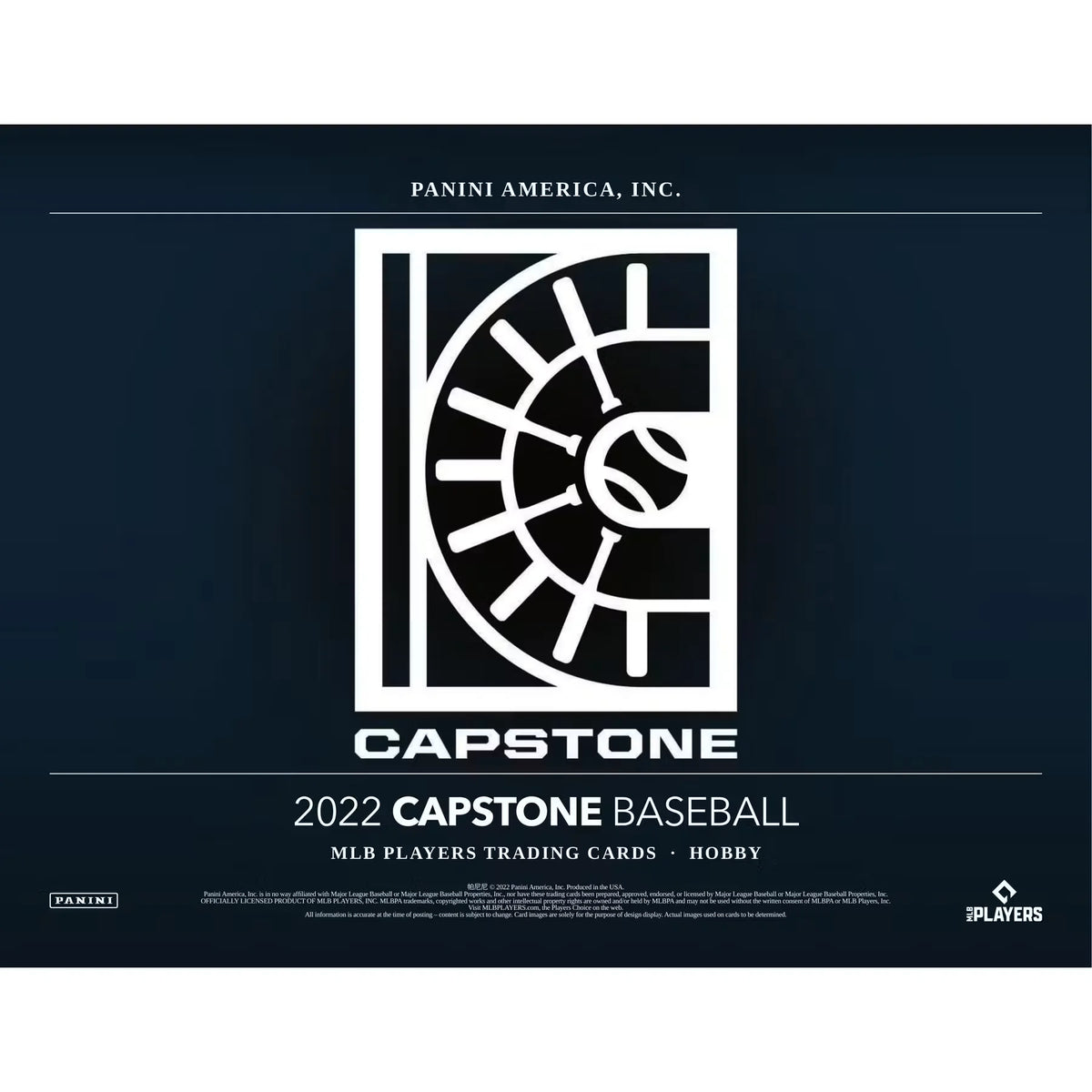 2022 Panini Capstone Baseball 1st Off The Line Hobby Box (Ships Sealed Only) | P5595270
