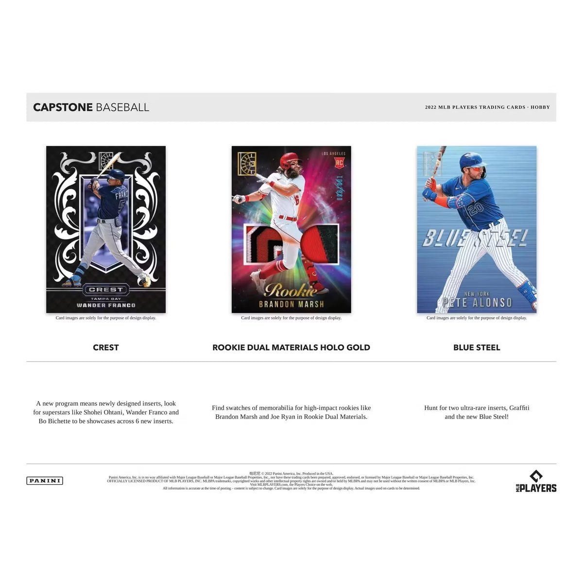 2022 Panini Capstone Baseball 1st Off The Line Hobby Box (Ships Sealed Only) | P5595270