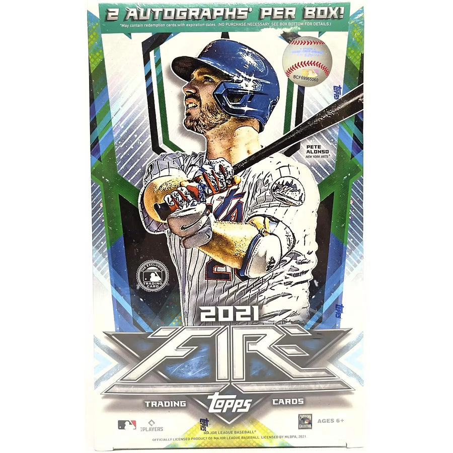 2021 Topps Fire Baseball Hobby Box (Ships Sealed Only) | P5595353