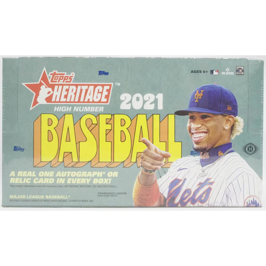 2021 Topps Heritage High Number Baseball Hobby Box (Ships Sealed Only) - D | P5595360